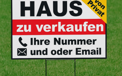 Verkaufsschild